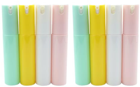 Sarini Mini Bouteilles 4 pièces,30ml,Bouteilles de Voyage,Bouteilles d'eau et de Lait,flacons pulvérisateurs