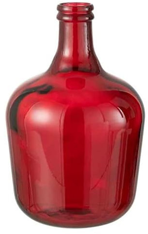 Vase Design en Verre Penisola 42cm Rouge
