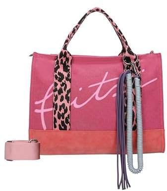 Fritzi aus Preussen Tote Bag Limited Summer Canvas Leo Pink Fruity