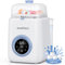MOMFANN Baby Bottle Washer-19 Min Rapid Wash, Sterilizer and Dryer, All-in-One Cleaner, Bottles, Pump Parts & Baby Essentials for New Parents Gift, Replaces Hand Washing