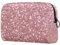 Trousse à maquillage rose à paillettes or rose pour femme, trousse de toilette de voyage, grande pochette de maquillage pratique avec fermeture éclair, multicolore, 18.5x7.5x13cm/7.3x3x5.1in, Trousse
