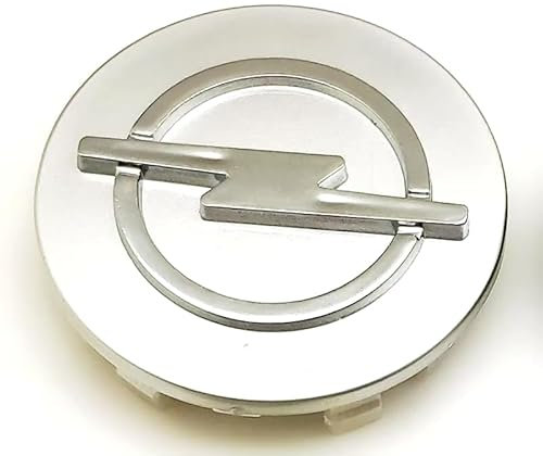 ACUMLS Auto Naben Mittelkappen für Opel Insignia Sports Tourer, Staubdichte Felgen Abzeichen Rad Mittelkappen Außendekorationszubehör 4 Stück,B-58mm