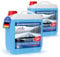 FAST X Scheibenfrostschutz/Scheibenwischwasser für Auto/LKW– 5 Liter Kanister– Winter und Sommer – Schutz bis -20°C (2x5 Liter)