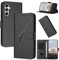 FCAXTIC Coque pour Samsung Galaxy A14 4G / 5G, Etui en Cuir PU, Pochette de Portefeuille Coque avec Magnétique pour Galaxy A14 4G / 5G, Noir