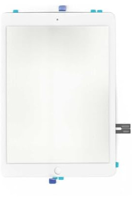Sintech© Premium Parabrezza + Touchscreen, montati, per iPad 6, Colore:Bianco