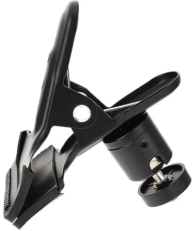 Tofficu Klemmbefestigung mit Schwenkkugelkopf Gewindeschraube Vielseitiger Blitz Reflektorhalter für Stativ Lichtständer Hintergrundstützen Tischmontage