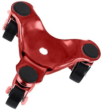 Soporte de carga pesada con base triangular para muebles, herramienta de 3 ruedas giratorias para uso industrial en el hogar