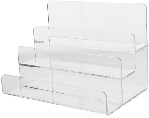 TOKIDNY Klarer Handtaschenständer Multifunktionaler Taschenhalter Aufbewahrungsregal für Geldbörsen und Sonnenbrillen Elegant und für Einzelhandel und Zuhause