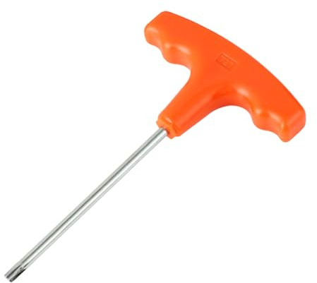 VBSYUYQ T27 Torx Screwdriver with T-Handle for DIY Home Repair | 1 piece t27 torx screwdriver with t-shaped handle, metal plastic screwdriver for home diy repair furniture assembly use