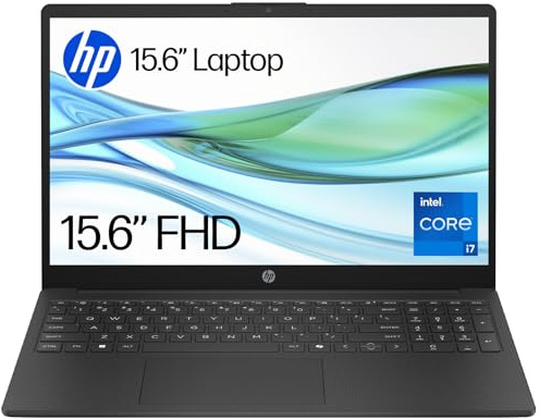 HP 15.6 Laptop | Intel Core i7 | 8GB | 512GB SSD | Windows 11 Home | Full HD display Fast charge true vision HD camera | 15-fd0068sa