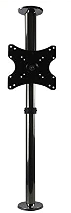SaryEdge TV Ceiling Mount Adjustable Bracket - 360 Degree Rotating TV Stand Partition Wall Cabinet Bracket, Suspended Background Wall Universal Base Hanger, 19-40 Inch T,66,66