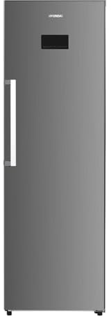 HYUNDAI Refrigerador Inox, 1 Puerta, HRF18560NDDI01. Capacidad 359 Litros, No Frost, Multi Air Flow, Nivel Sonoro 39 dB, Puerta Reversible, Apertura Tirador, Clase D