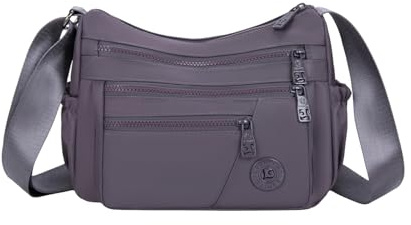 YUGSHNKFC Geräumige Umhängetasche für Mütter, mehrere Taschen, leichte Umhängetasche, reisetauglich, verstellbarer Riemen