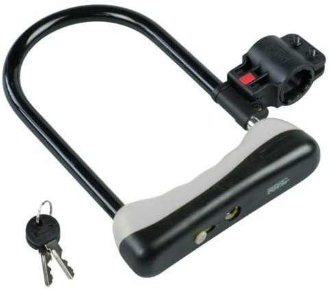 Burg-Wächter 1500 HB 170/180 Shackle Lock, Black, Medium