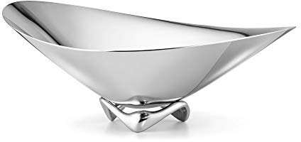 Georg Jensen Henning Koppel Wave Schüssel, Edelstahl, Stainless Steel 44.5 x 41.5 x 16.8 cm