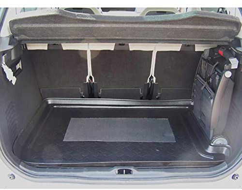 AUTO-STYLE Bandeja para Maletero 'Antideslizante' Compatible con Citroën C4 Picasso 2006-2010 (5 Personas con Hueco para Equipaje)