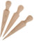 SIDCO Waffelhorn 3 x Waffeltüten Former Waffelformer Hörnchen Waffeltütendreher Holz