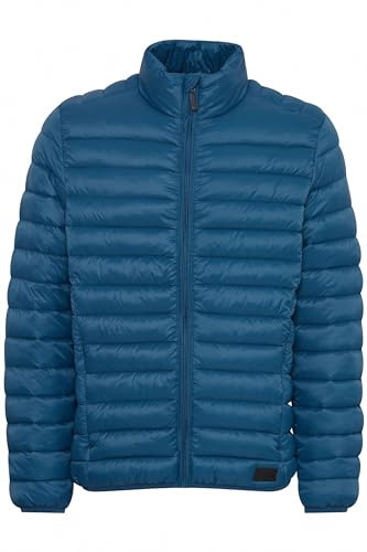 Blend BHNils Herren Steppjacke Übergangsjacke Jacke gefüttert mit Stehkragen Reißverschlusstaschen Regular fit, Größe:L, Farbe:Ensign Blue (70260)