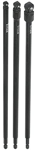 Titan Tools 49012 12 Impact Wobble Socket Adapter Set,12'' Wobble