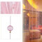 LNIMIKIY Perlenvorhänge, Tropfen-Design, Quaste, Paneeltrenner, Tür- oder Fenstervorhang, dekorativer Quastenband, für Wohnzimmer, Schlafzimmer, 1 m x 2 m (Pink)