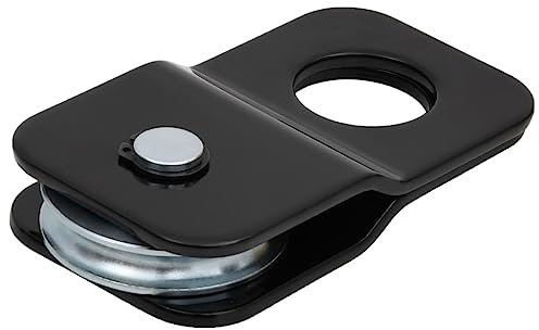 vidaXL Umlenkrolle Seilrolle für Forstseilwinde Offroad Seilwinde Seilzug Pulverbeschichteter Stahl Maximalbelastung 4 Tonnen 1-8mm