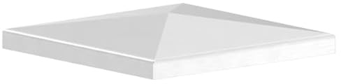 Fenau - Pyramiden-Kappe - für Vierkantrohr: 120x120 mm - aus V2A (Edelstahl) - Zaunpfosten-Kappe für Metall-Pfosten Zaun zum Anpunkten/Schweißen