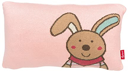SIGIKID 39446 Strickkissen DubbiDuu Mädchen Baby-Kissen empfohlen ab Geburt rosa | empfohlen ab Geburt