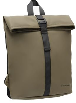 New Rebels Mart Los Angeles Wasserabweisender Rucksack – 7l Rolltop – Modische Tasche Für Jedes Abenteuer – Wasserabweisender Rucksack Unisex - Olive Green