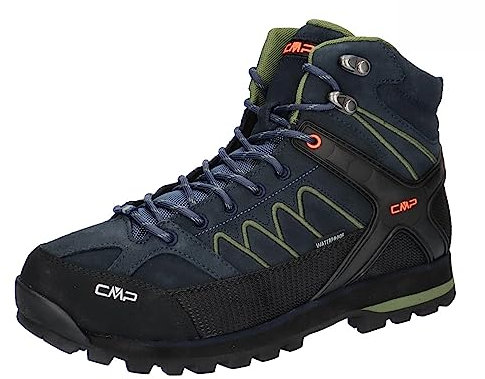 CMP Herren Moon MID Trekking WP Walking Shoe, B Blue Torba, 47 EU
