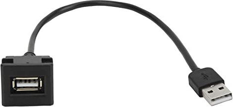 Câble de prise USB, fil de voiture Extension de prise USB mâle à femelle Protection multiple 12V‑30V Remplacement d'entrée pour Camry Prius