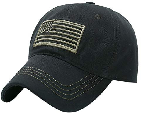 MILAX American Flag Baseballmütze Unisex Camouflage Baseball Cap USA-Flagge Baseballkappe Und Streifen Stickerei Kühle Wohnung Bill BaseballHat