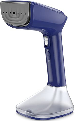 Vaporizador para ropa, potente vapor de 1800 W, 2 modos para planchar en húmedo y seco, calentamiento rápido de 20 segundos, tanque de agua desmontable con guantes resistentes al calor, elimina las