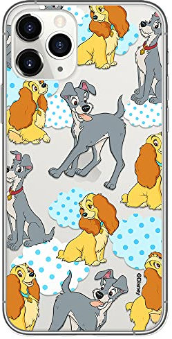 ERT GROUP mobile phone case for Iphone 11 PRO MAX original and officially Licensed Disney pattern Lady and the Tramp 004 optimally adapted to the shape of the mobile phone, partially transparent