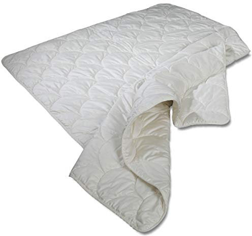 Tussah - Wildseide extra leichte Sommerdecke in 135x200 cm aus 100% Seide mit einem Feinsatin Bezug aus 100% Baumwolle – natürliche Qualität – Made in Germany