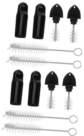Cabilock 2 Juegos Cepillo De Grifo De Cerveza Tapón De Grifo De Cerveza Kit De Limpieza De Línea De Barril Kit De Limpieza De Barriles Cepillar Tubería Tapa del Grifo PVC