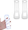 Weiche Silikon-Schutzhülle für Wii-Game-Controller, weiche Silikon-Schutzhülle, Wii-Fernbedienung, Schutz für Wii-Fernbedienung, Wii-Gamepads und Standard-Controller, Weiß, 2 Stück