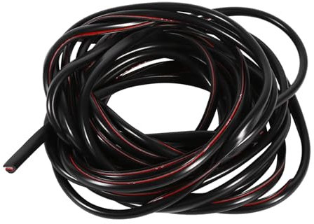 5M Car Door Moulding Rubber Strip Trim Guard Edge Protector Cover Guards U Shape Seal Scratch Internal Double Sided Tape (Black)