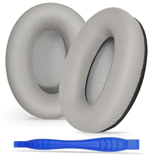 Aurivor Replacement Sony WH-1000XM3 Ear-Pads, Lambskin XM3 Headphone Cushion Covers with Tear&Wear Resistant Leather, Acoustic Memory Foam, Added Thickness