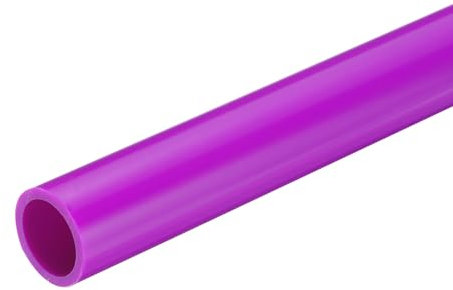 QUARKZMAN Tube Rigide en PVC Tube Rond 16mm ID 20mm OD 330mm Longueur Violet pour Manchon de Câble pour Tuyaux d'Eau