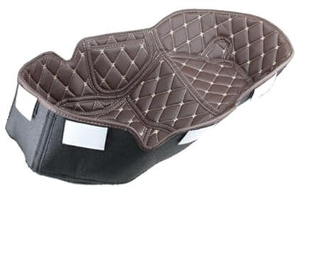 DEMULAX KODASKIN PU-Leder ADV Kofferraumschutz for Motorrad, for Sitz, Schalenpolster Adv150 ADV 150 Topcase-Innenpolster(Black Brown)