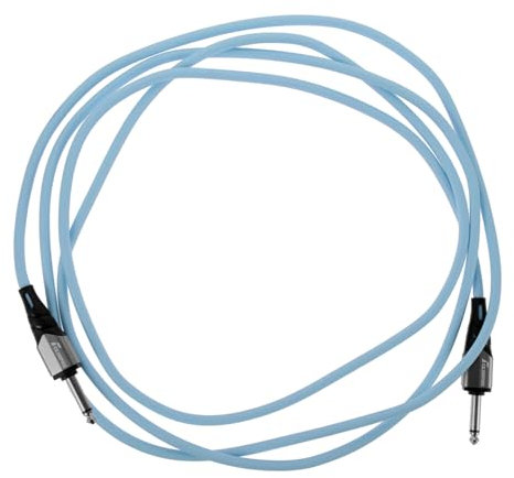 ibasenice 3m Electric Guitar Cable Right Angled Jack Amp Cord Guitar Accessories for Pedal Cables Blue