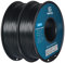 GEEETECH ABS+ Filament Schwarz, 2x1kg Spule für 3d Drucker