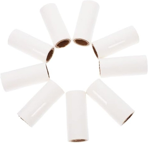 GARVALON 9pcs Sticky Core Lint Roller Refills for Clothing Carpet Pet Hair Dog Hair Removal Extra Sticky Portable