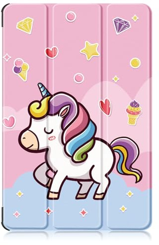 TOPCASE Funda para Xiaomi Redmi Pad 2 11 Pulgadas 2025,Ultra Delgado Carcasa con Soporte Función y Auto-Sueño/Estela,Unicornio