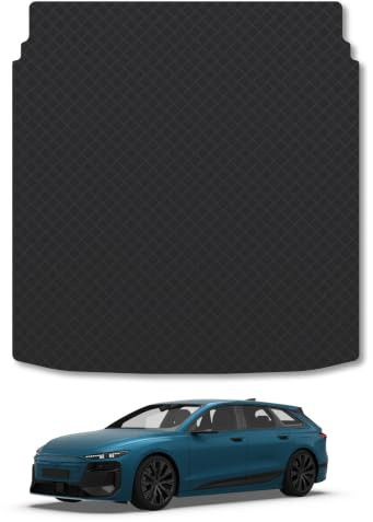 Audi A6 e-tron (2025+) [Avant] 3mm Rubber Boot Mat | Tailored Fit Durable Boot Liner Full Coverage Protection Waterproof Accessories Easy Clean Anti Slip Made in the UK