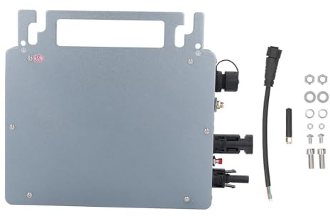 Jeffergarden Systèmes de Liaison au Réseau monophasé MPPT avec Micro-onduleur Solaire 200 W avec Contrôle APP et Indice IP66