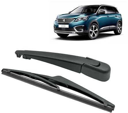 Brazo limpiaparabrisas trasero compatible para Peugeot 5008 (2) (2017-2024). CON ESCOBILLA TRASERA. 1619237280