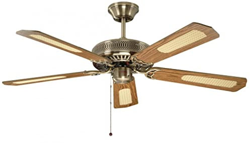 Fantasia Classic Ceiling Fan 52in Antique Brass