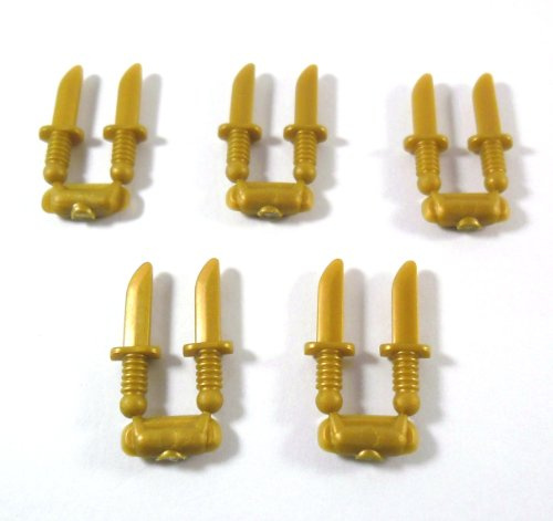 LEGO – Knife (Pack of 10) – Gold