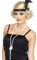 NET TOYS 20er Jahre Perlenkette Charleston Kette weiß 180cm Damenkette Perlen Kette Kostüm Accessoires